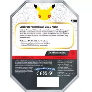 JOC DE CĂRȚI POKÉMON: A 30-A ANIVERSARE - CUTIE EX. mai multe modele - .foto