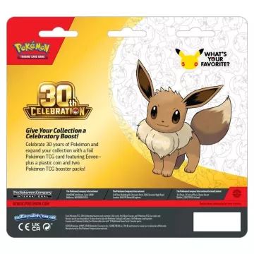 POKÉMON KÁRTYAJÁTÉK: 30. ÉVFORDULÓ - 2 csomagos blister - . kép