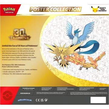 POKÉMON KÁRTYAJÁTÉK: 30. ÉVFORDULÓ - Poszter Kollekció - . kép