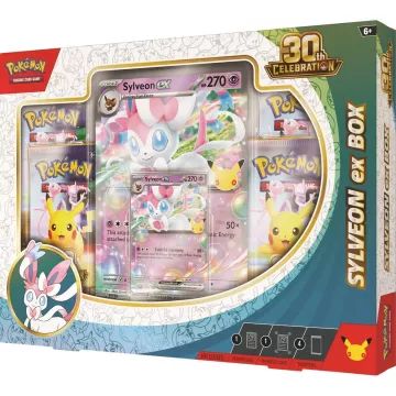 POKÉMON KÁRTYAJÁTÉK: 30. ÉVFORDULÓ - Sylveon ex Doboz - . kép