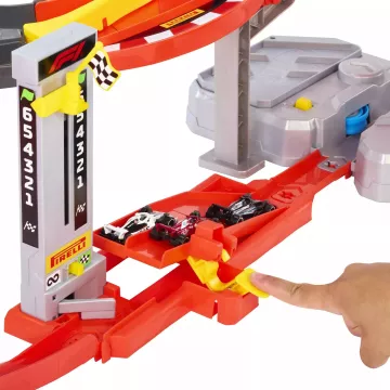 HOT WHEELS F1 DELUXE PÁLYA-CSOMAGOLÁSSÉRÜLT - . kép