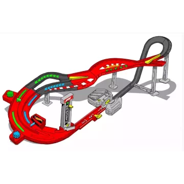 HOT WHEELS F1 DELUXE SET PISTA – AMBALAJ DETERIORAT - .foto