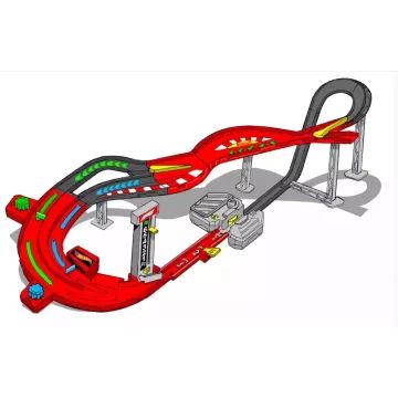 HOT WHEELS F1 DELUXE PÁLYA-CSOMAGOLÁSSÉRÜLT - . kép