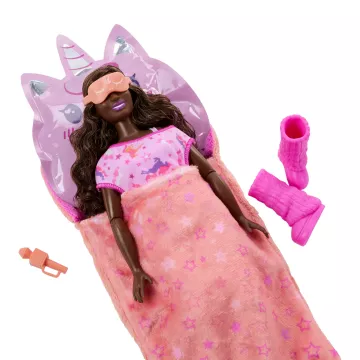 Păpușă Barbie Pijama Party Reveal - roz - .foto