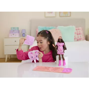 Păpușă Barbie Pijama Party Reveal - roz - .foto