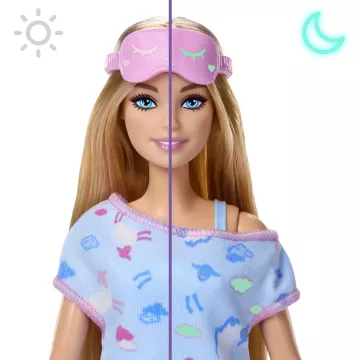 Păpușă Barbie Pijama Party Reveal - albastru - .foto