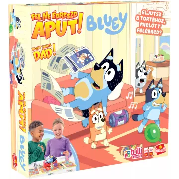 Fel ne ébreszd Aput - Bluey társasjáték-CSOMAGOLÁSSÉRÜLT - . kép