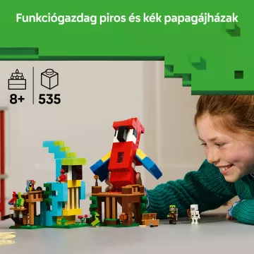 LEGO® Minecraft® A papagájházak 21282 - . kép