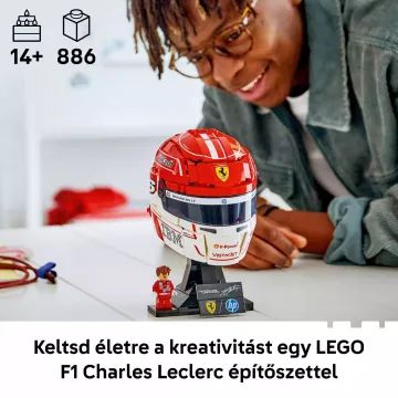 LEGO® Editions Scuderia Ferrari HP Charles Leclerc sisakja 43014-CSOMAGOLÁSSÉRÜLT - . kép