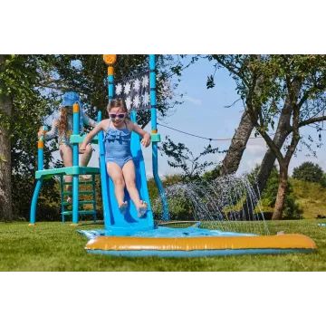 Plum: Water Park Vizes játszótér csúszószőnyeggel és buborékokkal- CSOMAGOLÁSSÉRÜLT - . kép