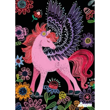 Avenir: Set de desen cu pegasi magici gravabili - .foto