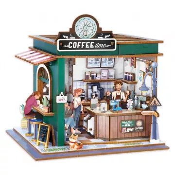 Buki: Café-Diorama – 3D-Puzzle - . bild aus