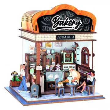 Buki: Kepyklėlės diorama – 3D galvosūkis - .vaizdas