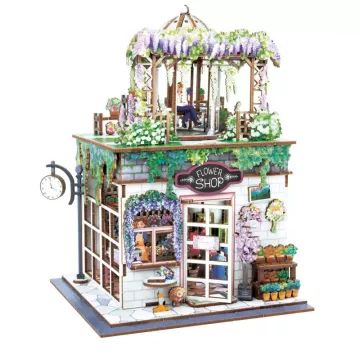 Buki: Florărie dioramă - puzzle 3D - .foto