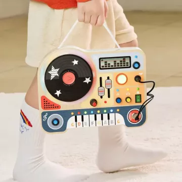 Topbright: Masă de joc DJ interactivă Montessori cu lumini și sunete - .foto