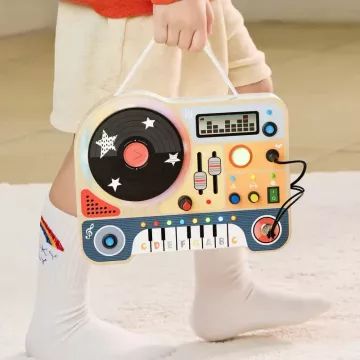 Topbright: Montessori interaktív DJ pult herná doska so svetlami a zvukmi - .Obrázok
