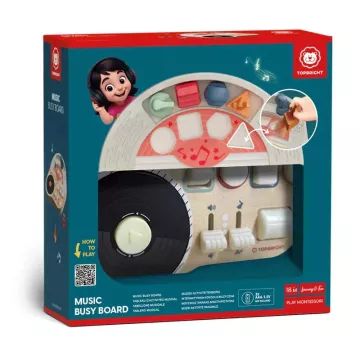 Topbright: Montessori interaktyvi muzikinė lenta su garsais ir jungikliais - .vaizdas