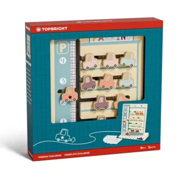 Topbright: joc logic din lemn cu puzzle-uri de parcare - .foto