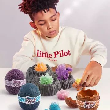 Topbright: Science Can set za uzgoj kristala u jaju dinosaura – plavo - .slika