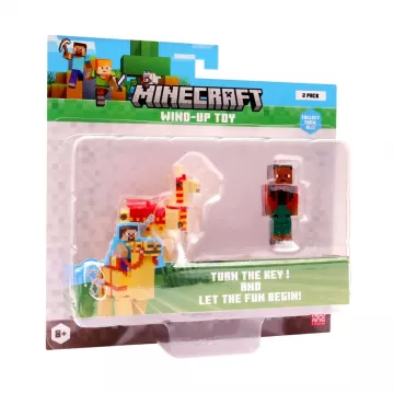 Minecraft 3D karakter felhúzható állattal, 8 féle - . kép