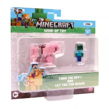 Minecraft 3D figuur met opwindbaar dier, verkrijgbaar in 8 varianten - .afbeelding