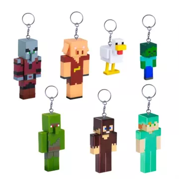 Breloc figură Minecraft, 1 bucată în plic, 16 modele diferite - .foto
