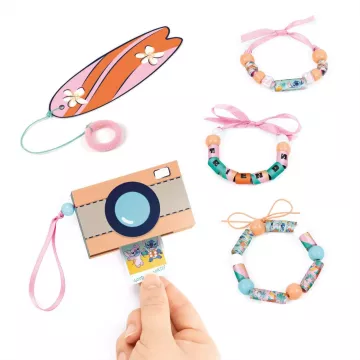 Fă-l real: set distractiv cu aventuri Disney Stitch și pentru creat brățări - .foto