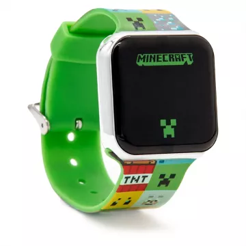 Kids Euroswan: ceas cu LED, Minecraft - .foto