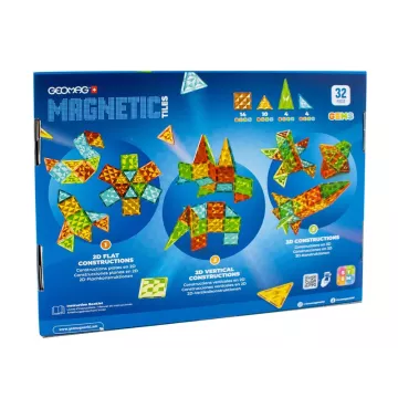 Geomag Magnetic: Tiles Gems 32 Rachetă 4105 - .foto