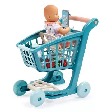Écoiffier: Carrinho de compras com boneca e acessórios - .Imagem