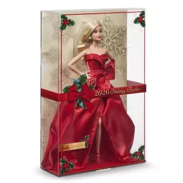 Barbie Signature: празнична колекционерска кукла Holiday Barbie 2026 – блондинка - . изображение