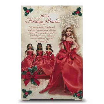 Barbie: Păpușă Barbie de Sărbători - blondă - .foto