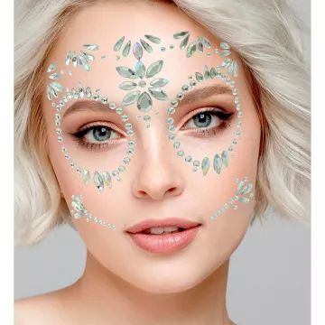 Autocolantes faciais com cristais – Dia de los Muertos - .Imagem