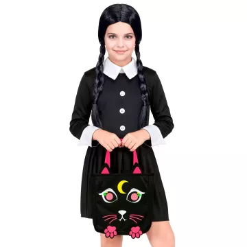 Săculeț pentru dulciuri, decorat cu model cu pisicuțe - .foto