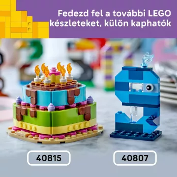 Tort de aniversare LEGO® Iconic 40815 - .foto