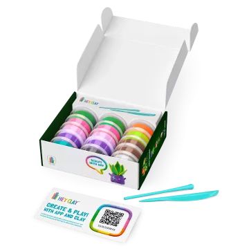 Hey Clay : Kit de pâte autodurcissante pour créer des fleurs – Folks - .image