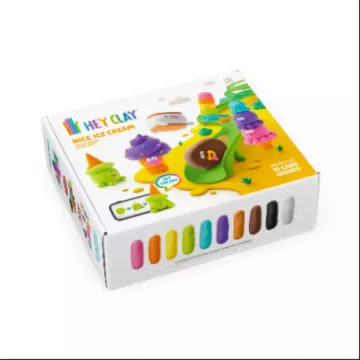 Hey Clay: Set de plastilină care se usucă la aer – Înghețată - .foto