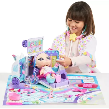 Kindi Kids: Unikornis mentőautó játékszett babával és kiegészítővel - . kép