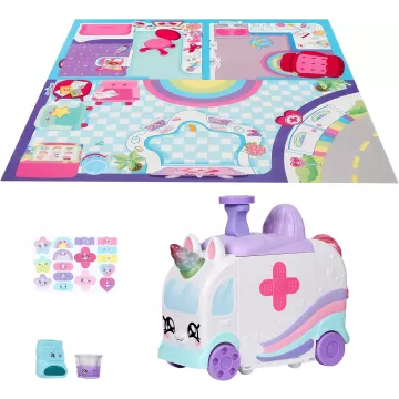 Kindi Kids: set de joacă Ambulanța Unicorni cu păpușă și accesorii - .foto