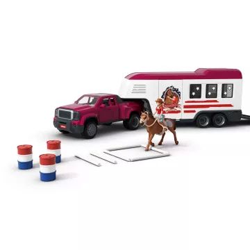 Schleich : 42705 Camion et remorque au bord du lac - .image