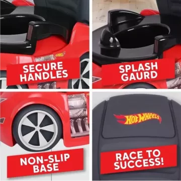 Hot Wheels – Piros versenyautó bili - . kép