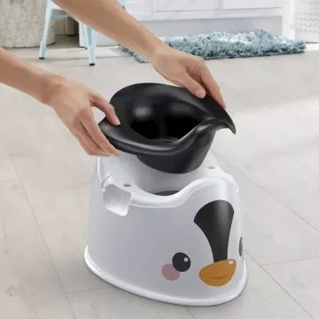 Fisher-Price: oliță în formă de pinguin - .foto