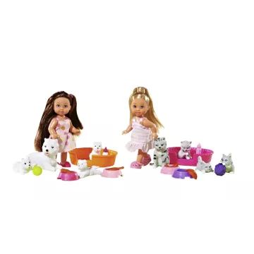 Evi Love Puppe mit Haustieren und Zubehör, 2 Varianten - . bild aus