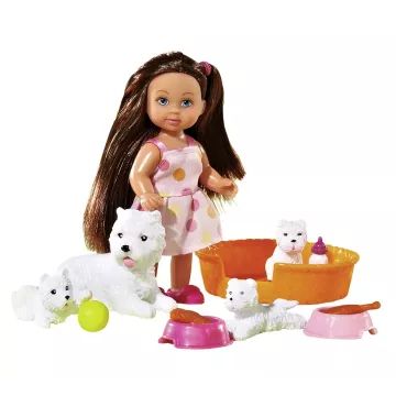 Boneca Evi Love com animais de estimação e acessórios – 2 modelos - .Imagem