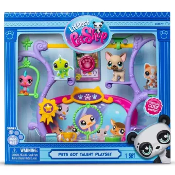 Littlest Pet Shop: Set de joacă Animale talentate cu 2 figurine, seria 1 – AMBALAJ DETERIORAT - .foto