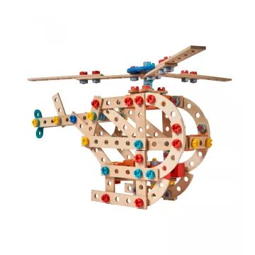 Eichhorn Construct: Holz-Bauspielzeug Hubschrauber - . bild aus