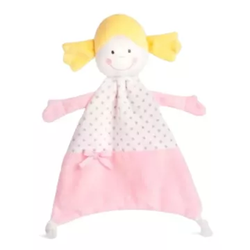 Păturică zornăitoare din pluș, două modele, 17 cm, pentru fetițe - .foto