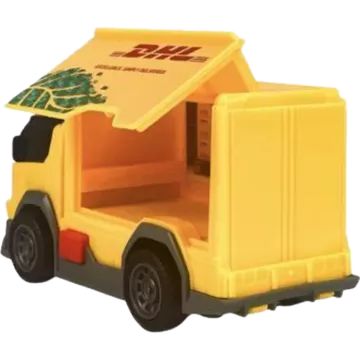 Dickie Toys DHL bestelwagen voertuigmodel – 15 cm - .afbeelding