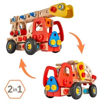 Eichhorn Construct: camion de pompieri de asamblat - .foto
