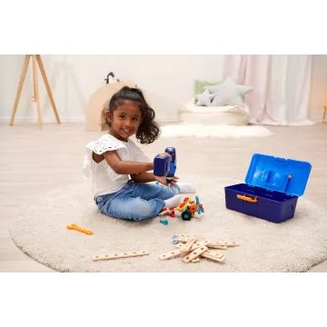 Eichhorn Construct : Jeu d’outils pour enfants avec perceuse - .image